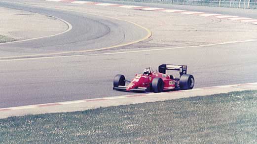 Ferrari 156:85 on track at Silverstone