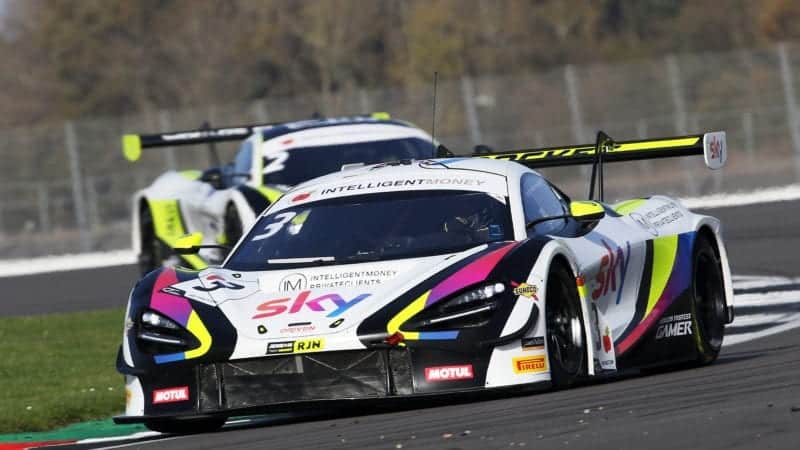 Jenson Button in the 2020 British GT Championship
