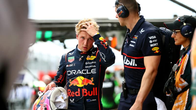 Liam Lawson after 2025 F1 Australian GP qualifying