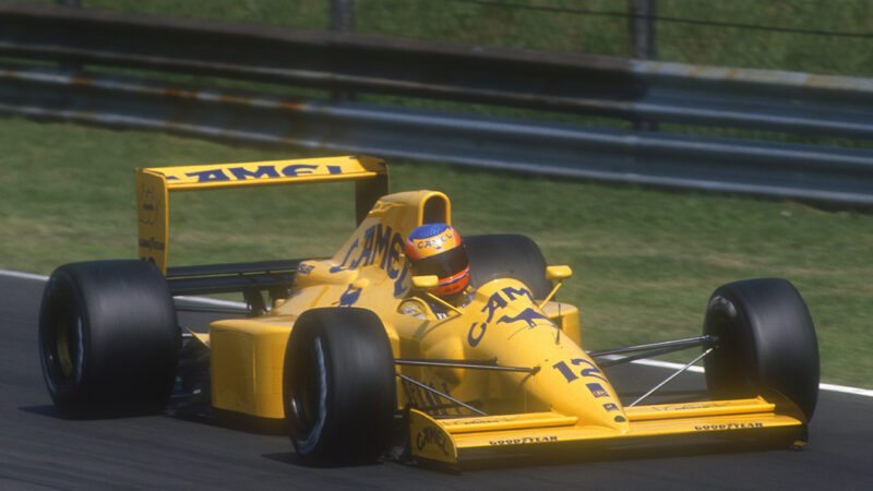 Lotus F1 car of Martin Donnelly at the 1990 Hungarian Grand Prix