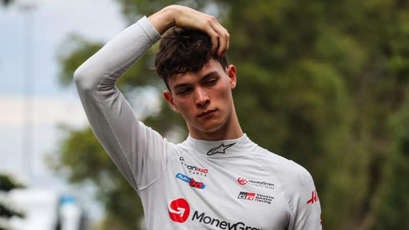 Oliver Bearman after 2025 F1 Australian GP qualifying