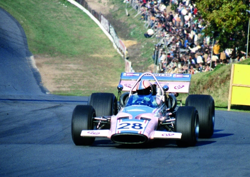 Ray Allen in McLaren M10 at 1971 Brands Hatch Victory race